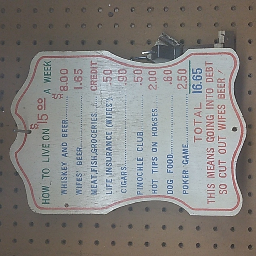 Vintage sign